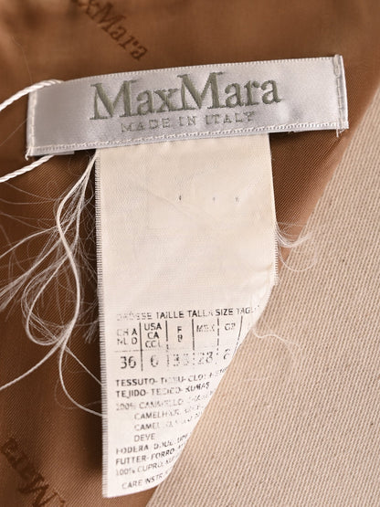 Good Max Mara Cashmere White Sleeveless V-Neck Dress Women
