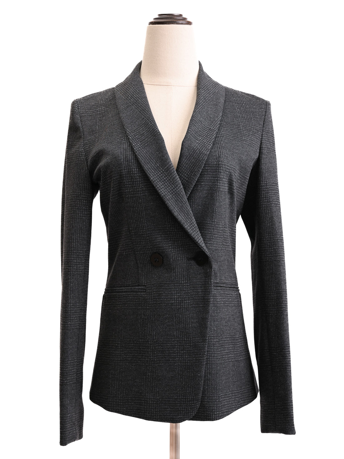 Marella Gray Plaid Blazer XS Excellent Condition WomenÕs Fashion