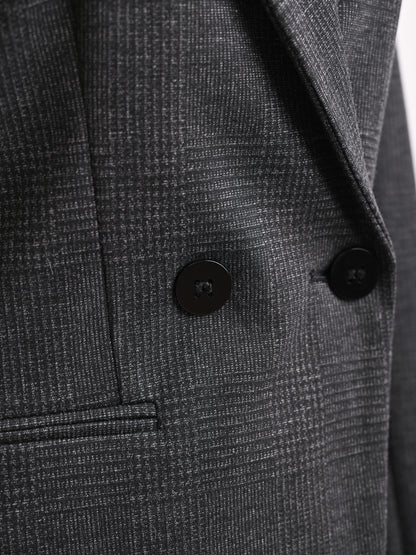 Marella Gray Plaid Blazer XS Excellent Condition WomenÕs Fashion