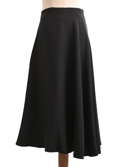 NEW 3.1 Phillip Lim Black Silk A-Line Skirt Size 2