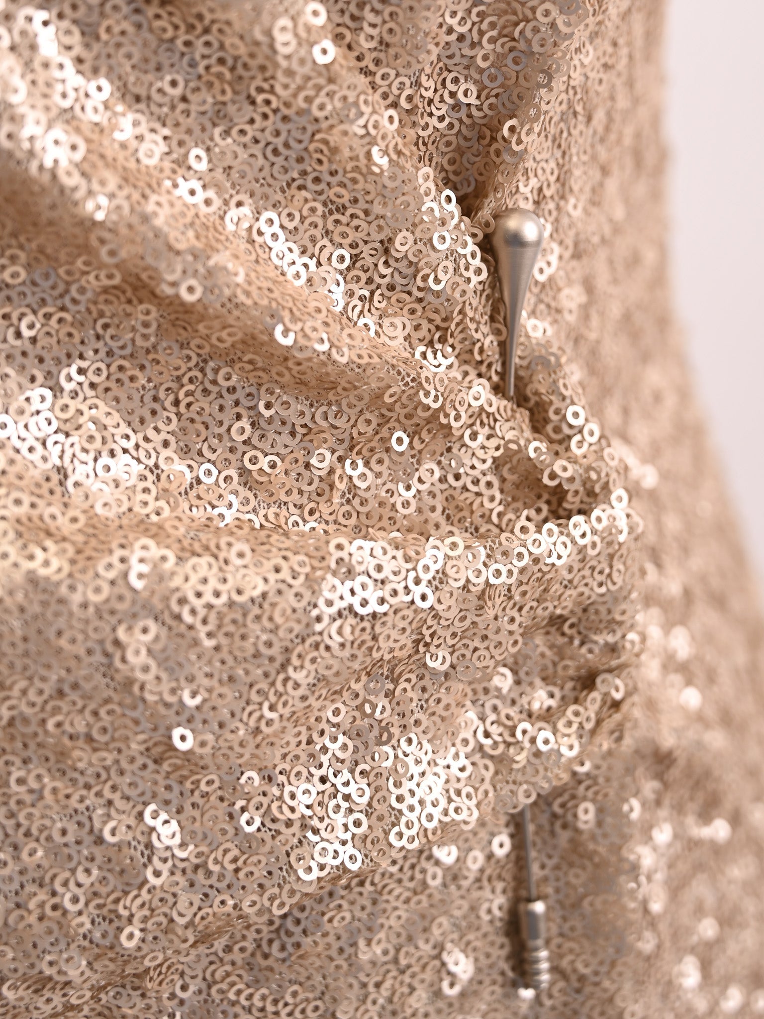 NEW Etxart&amp;Panno White Shimmery Evening Gown Size L