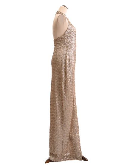NEW Etxart&amp;Panno White Shimmery Evening Gown Size L