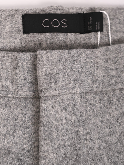 Perfect Gray Wool Coat for Kids with Ruffles &amp; Bow Size 10