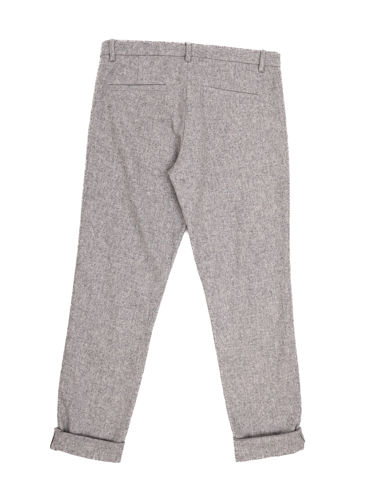 Perfect Gray Wool Coat for Kids with Ruffles &amp; Bow Size 10