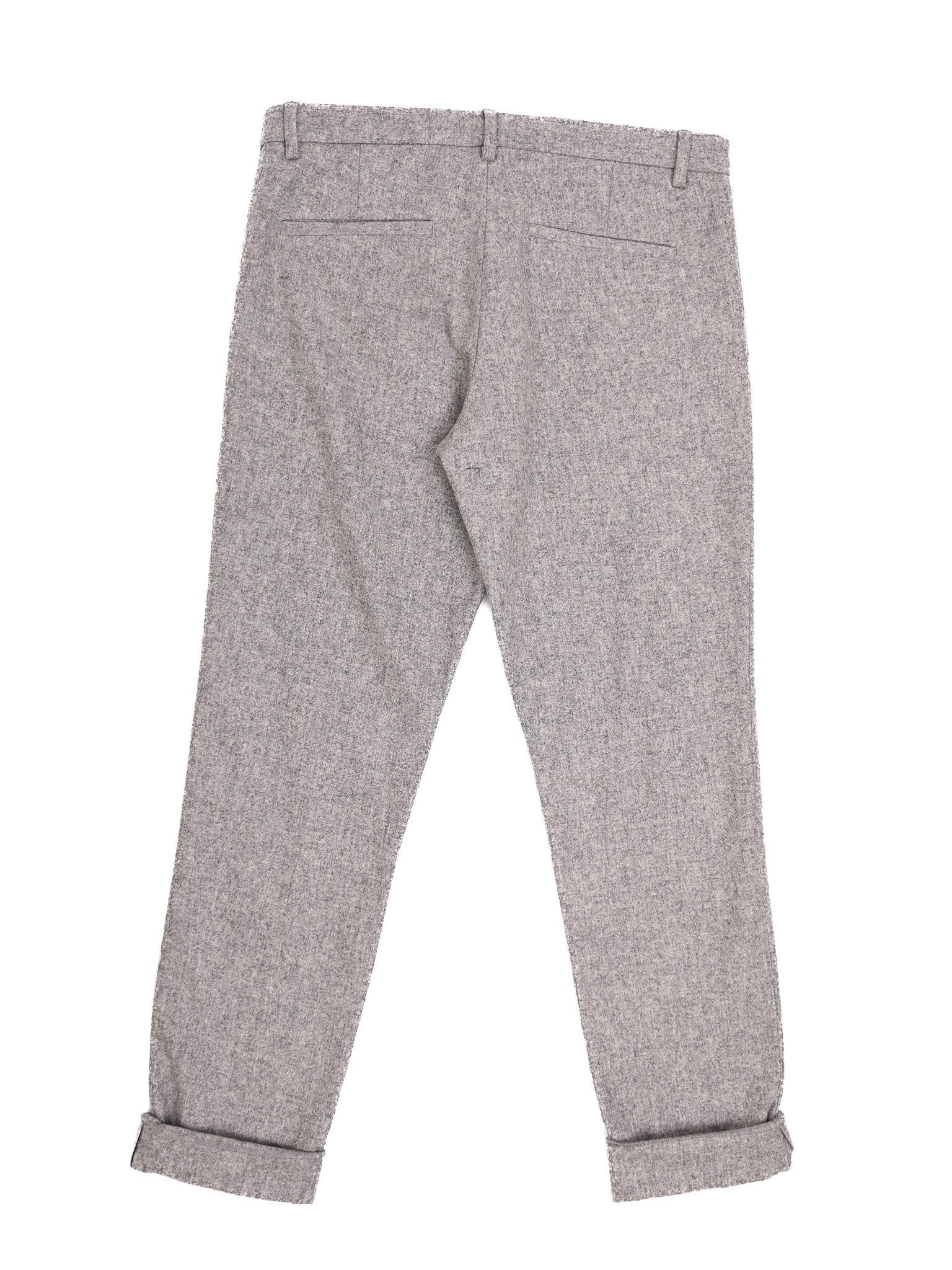 Perfect Gray Wool Coat for Kids with Ruffles &amp; Bow Size 10