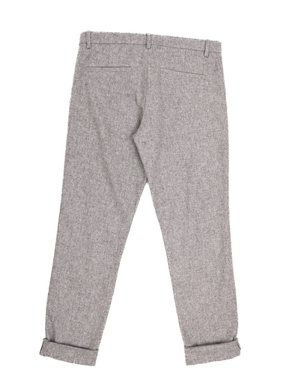 Perfect Gray Wool Coat for Kids with Ruffles &amp; Bow Size 10