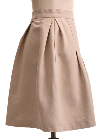 BGN First White Nylon Pleated Skirt Size S Excellent Condition