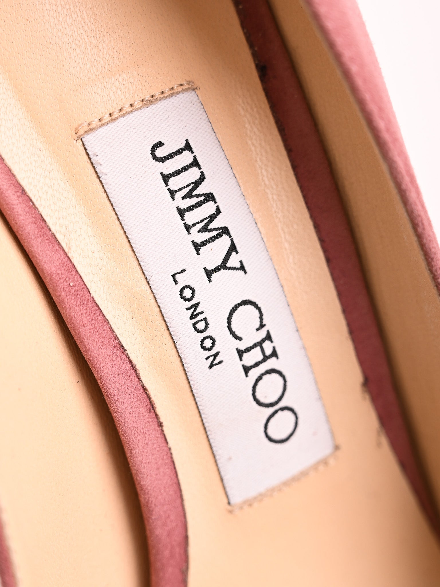 NEW Jimmy Choo Pink High-Heeled Suede Stiletto Shoes Size 36