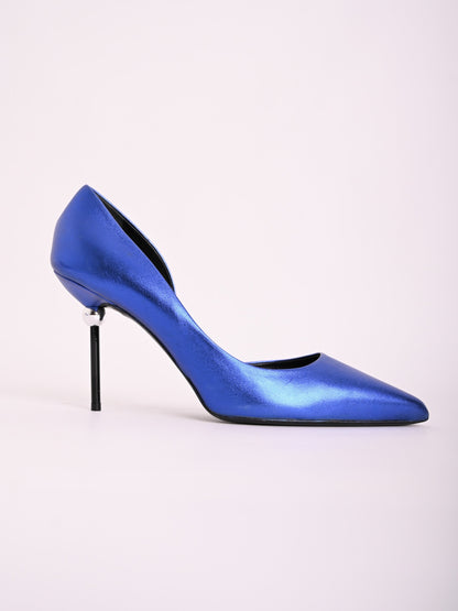Average Condition Roger Vivier Blue High-Heeled Shoes