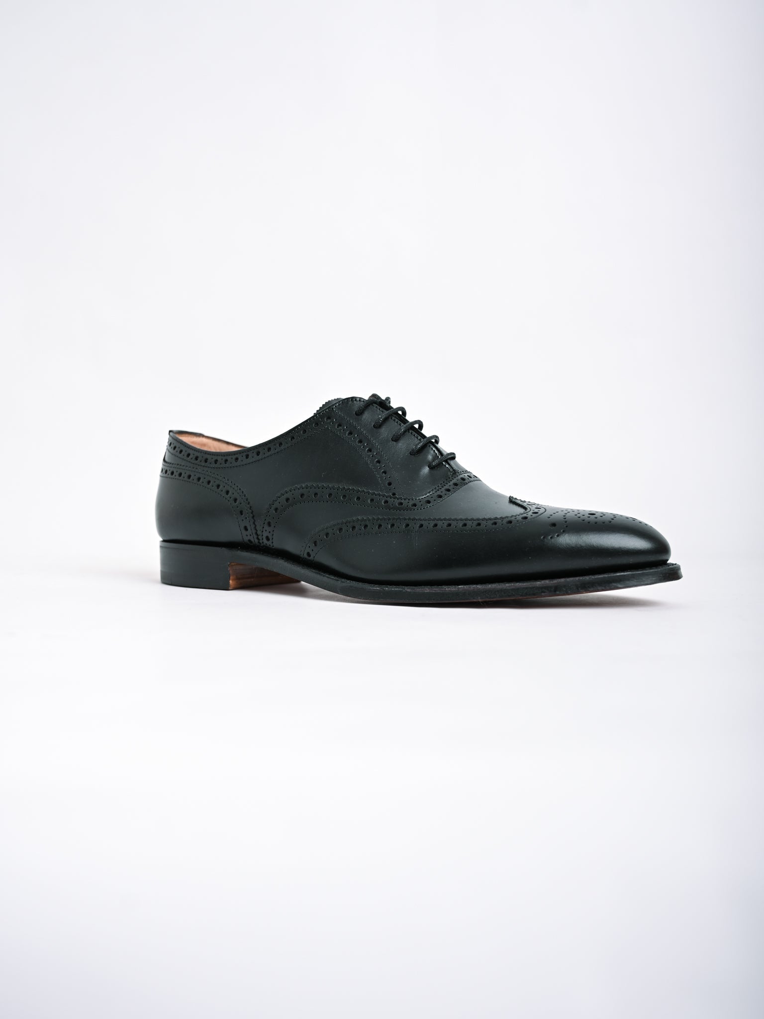NEW Joseph Cheaney &amp; Sons Black Leather Dress Shoes Size 40.5