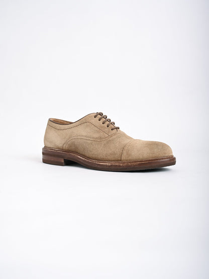 NEW Brunello Cucinelli Orange Leather Oxford Shoes Size 42