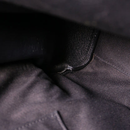 Saint Laurent Cowhide Leather Hand Bag Black Calfskin (cowhide) Ars 647168