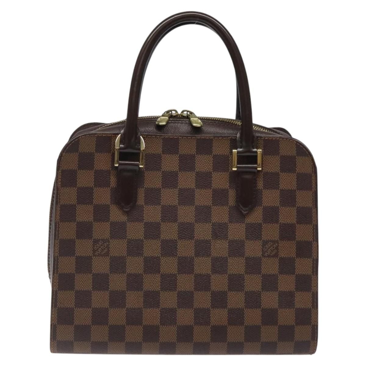 Louis Vuitton Damier Ebene Triana Hand Bag N 51155 Lv Auth