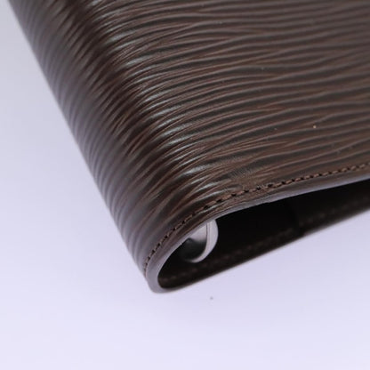 Louis Vuitton Epi Agenda Mm Day Planner Cover Mocha R 2004d Lv Auth