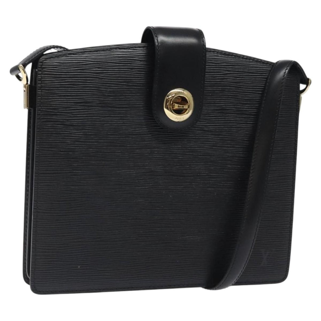 Louis Vuitton Epi Capuchin Shoulder Bag Black M 52342 Lv Auth