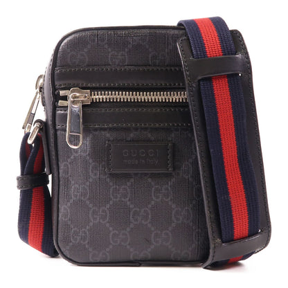 Gucci GG Supreme Monogram Appia Calfskin Web Small Camera Messenger Bag