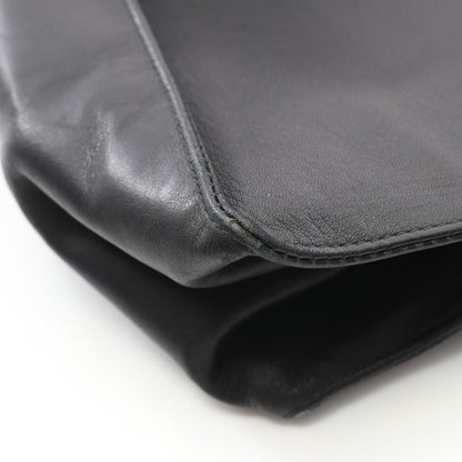 Chanel Black Deca Coco Mark Tote Bag Lambskin (sheep Leather)