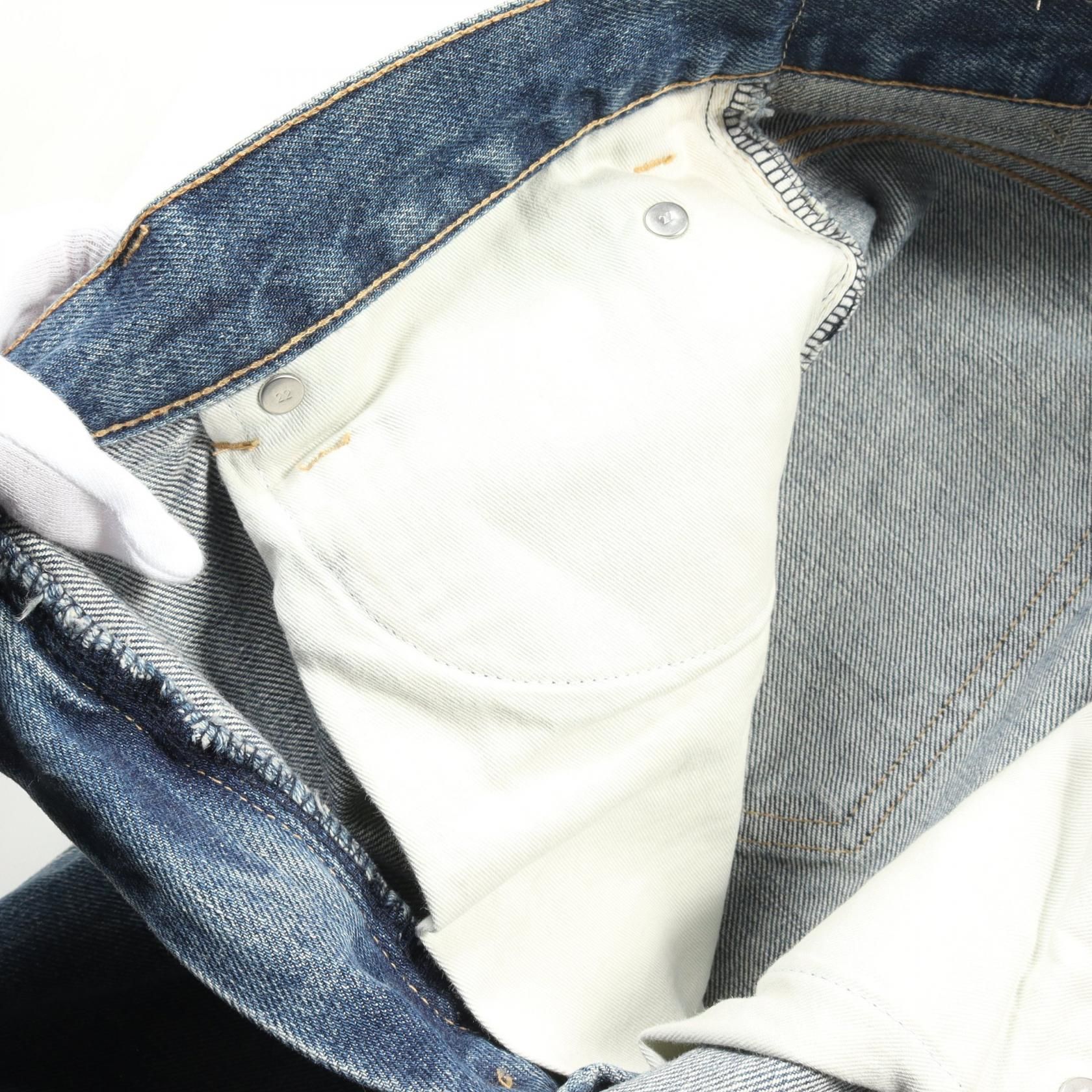 Celine Denim Pants Navy Cotton N 648 930f 07uw