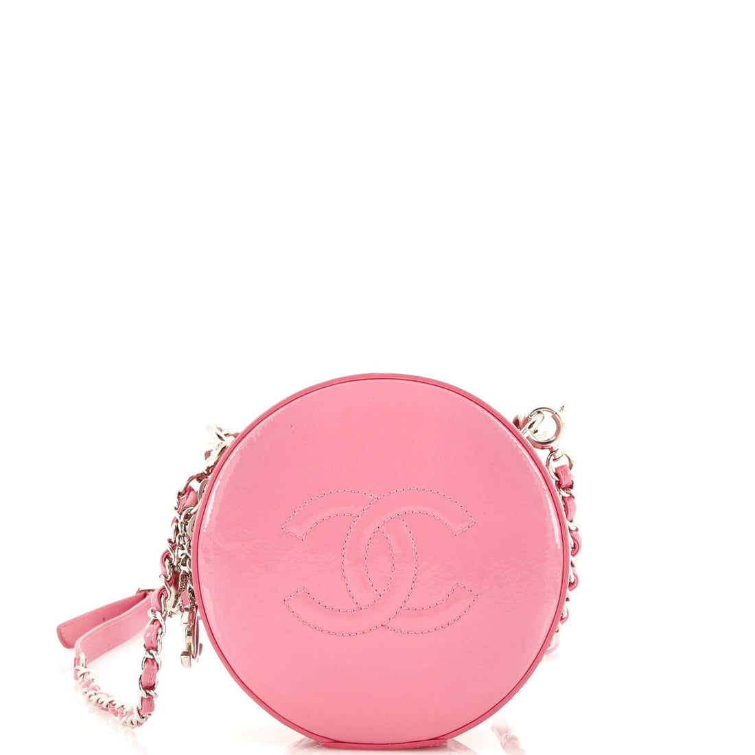 Chanel Round As Earth Crossbody Bag Patent