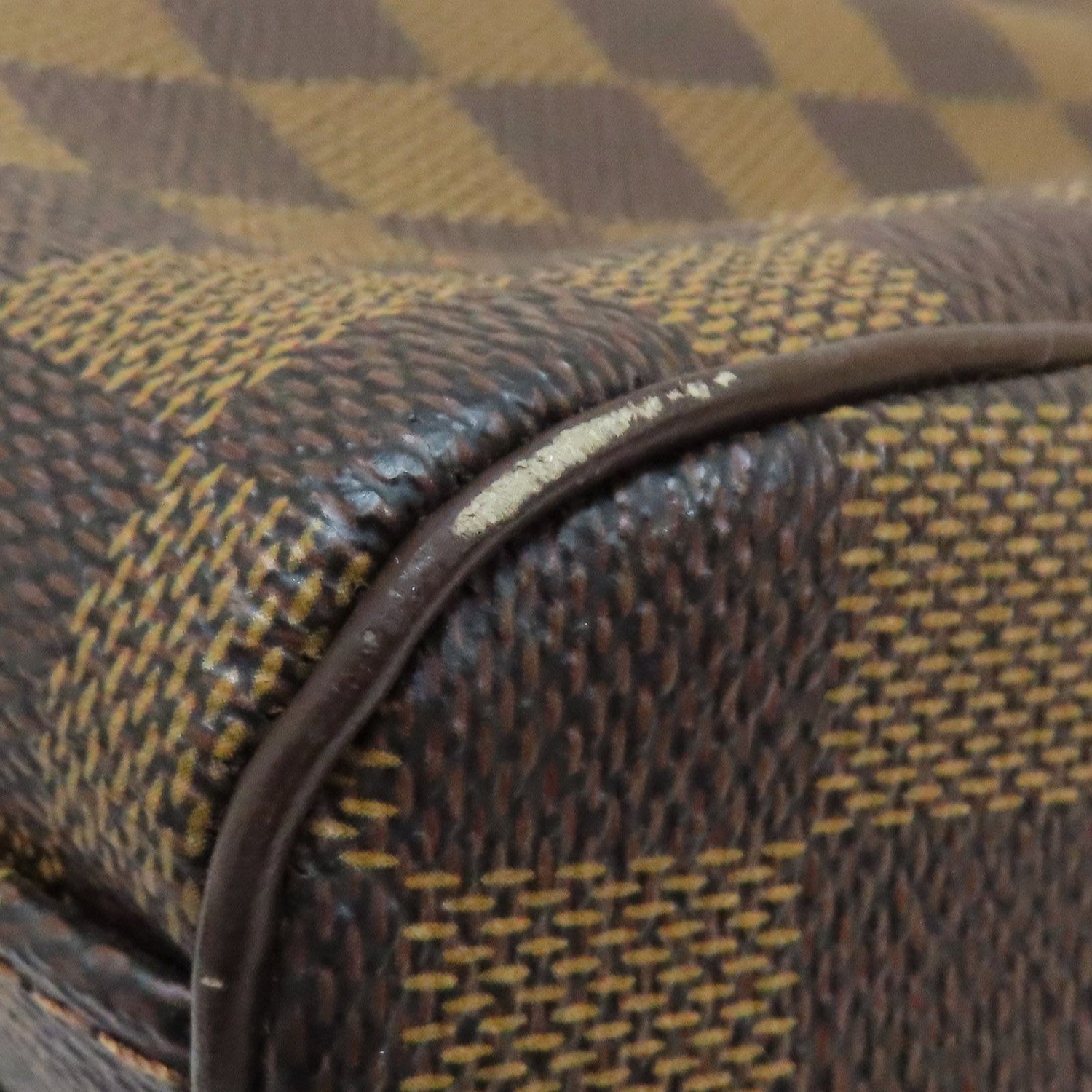 Louis Vuitton Trevi Pm Shoulder Handbag Damier Ebene Brown N 51977