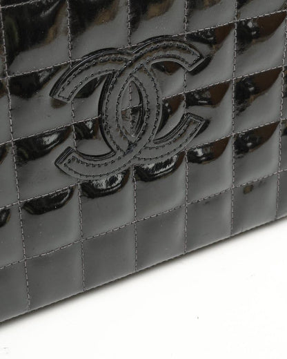 Chanel CC Patent Chocolate Bar Bag