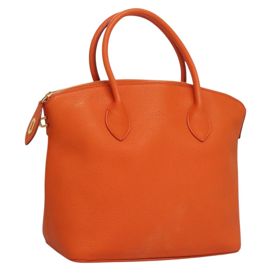 Louis Vuitton Suhari Lockit Pm Hand Bag Taurillon Leather Orange Lv Auth