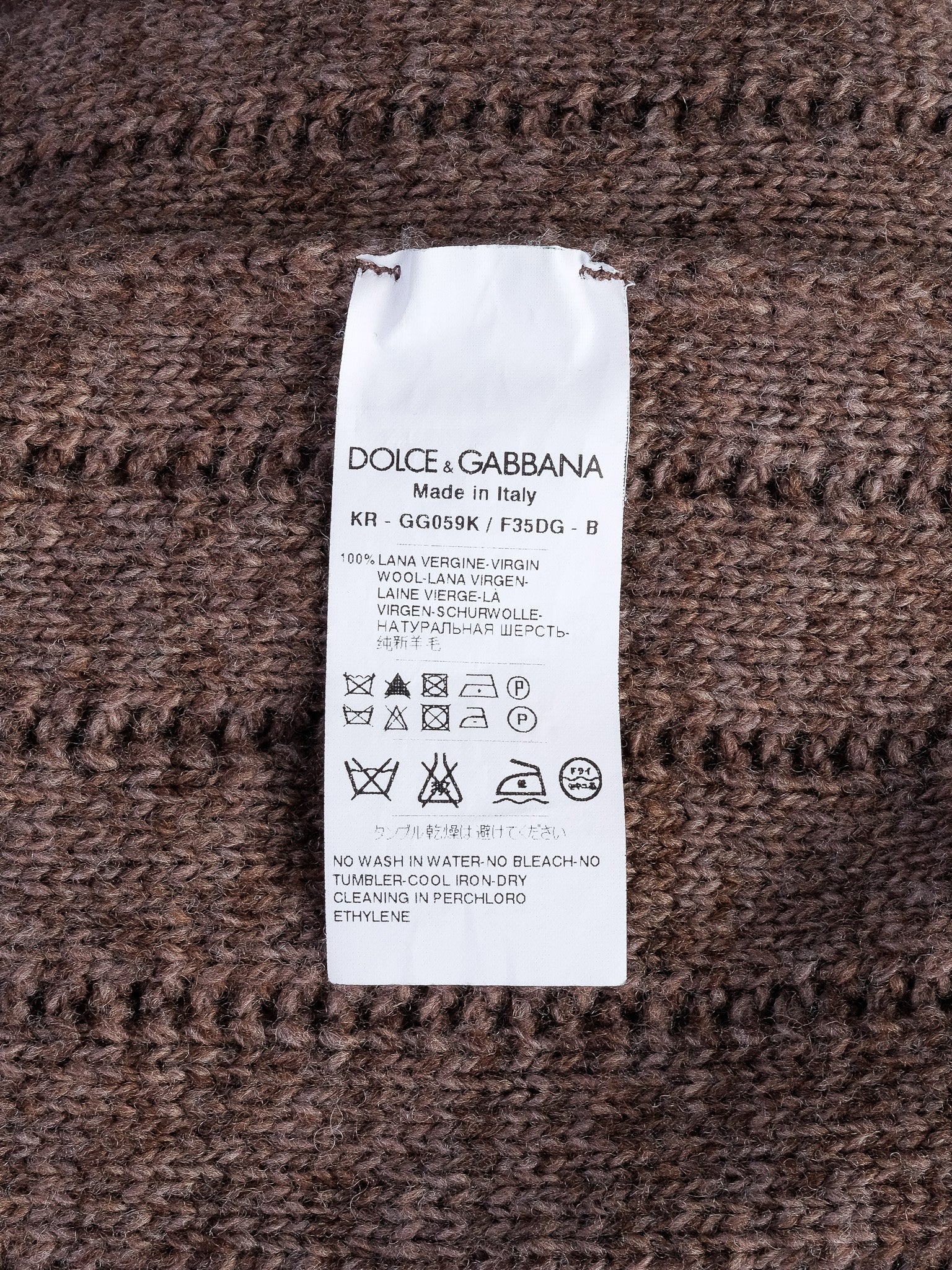 Excellent Dolce Gabbana Orange Wool Sweater Size S