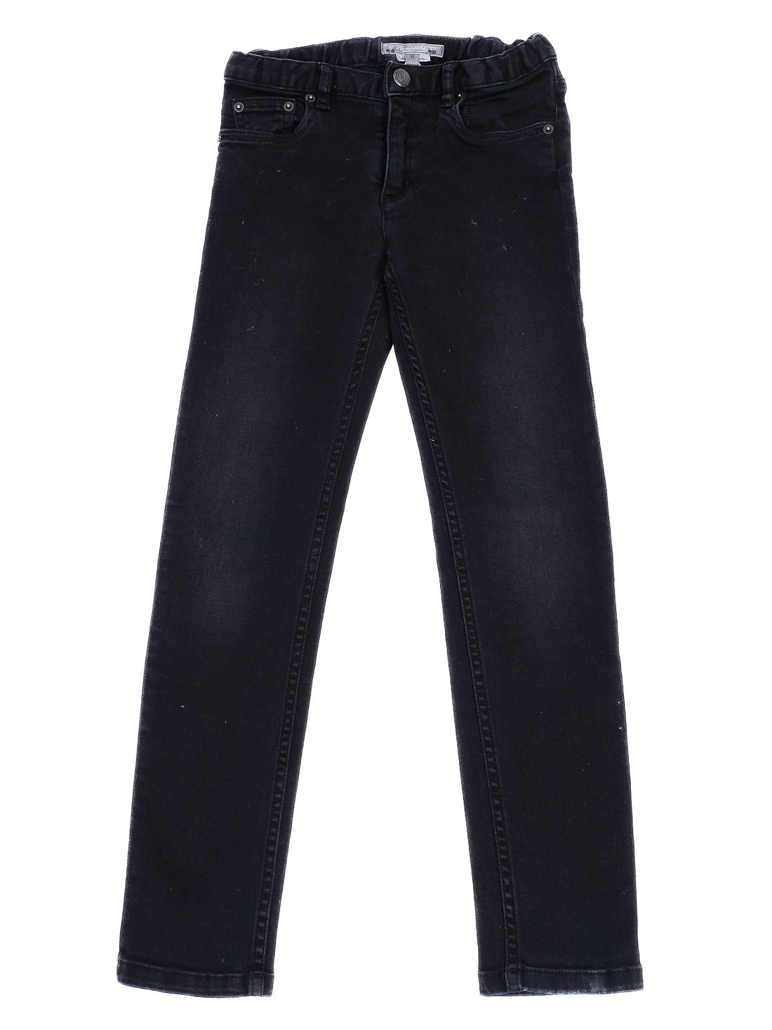 Excellent Bonpoint Black Cotton Jeans for Kids Size 7