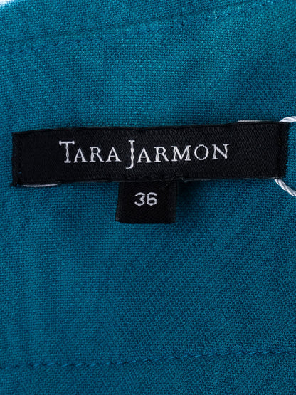 Excellent Tara Jarmon Blue Viscose Dress Size S with Pockets