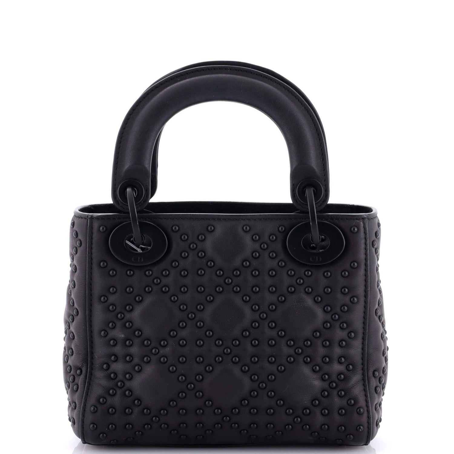 Christian Dior Ultra Matte Lady Dior Chain Bag Cannage Studded Lambskin Mini