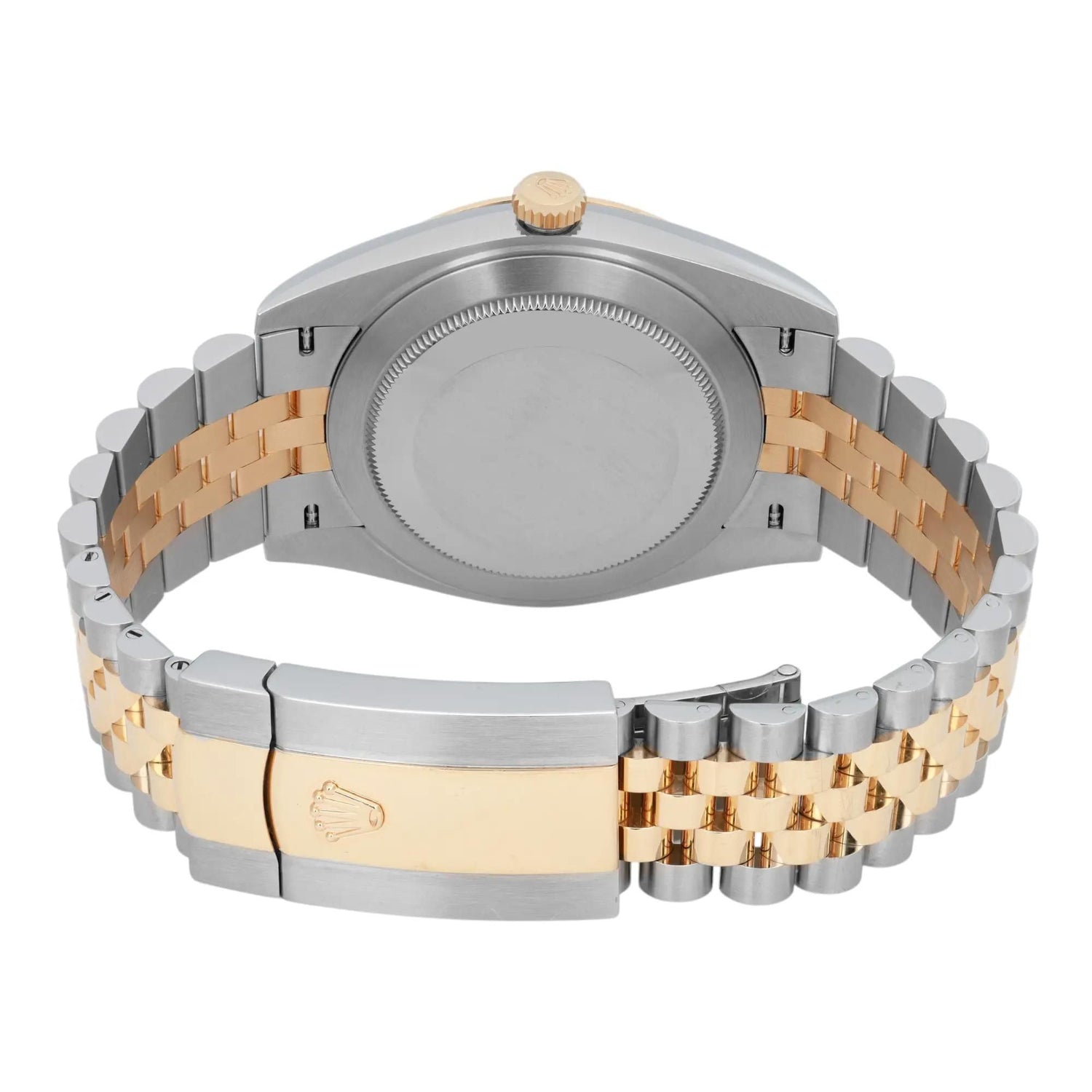 Rolex Datejust 41 18K Yellow Gold Steel Diamond MOP Dial Watch 126303