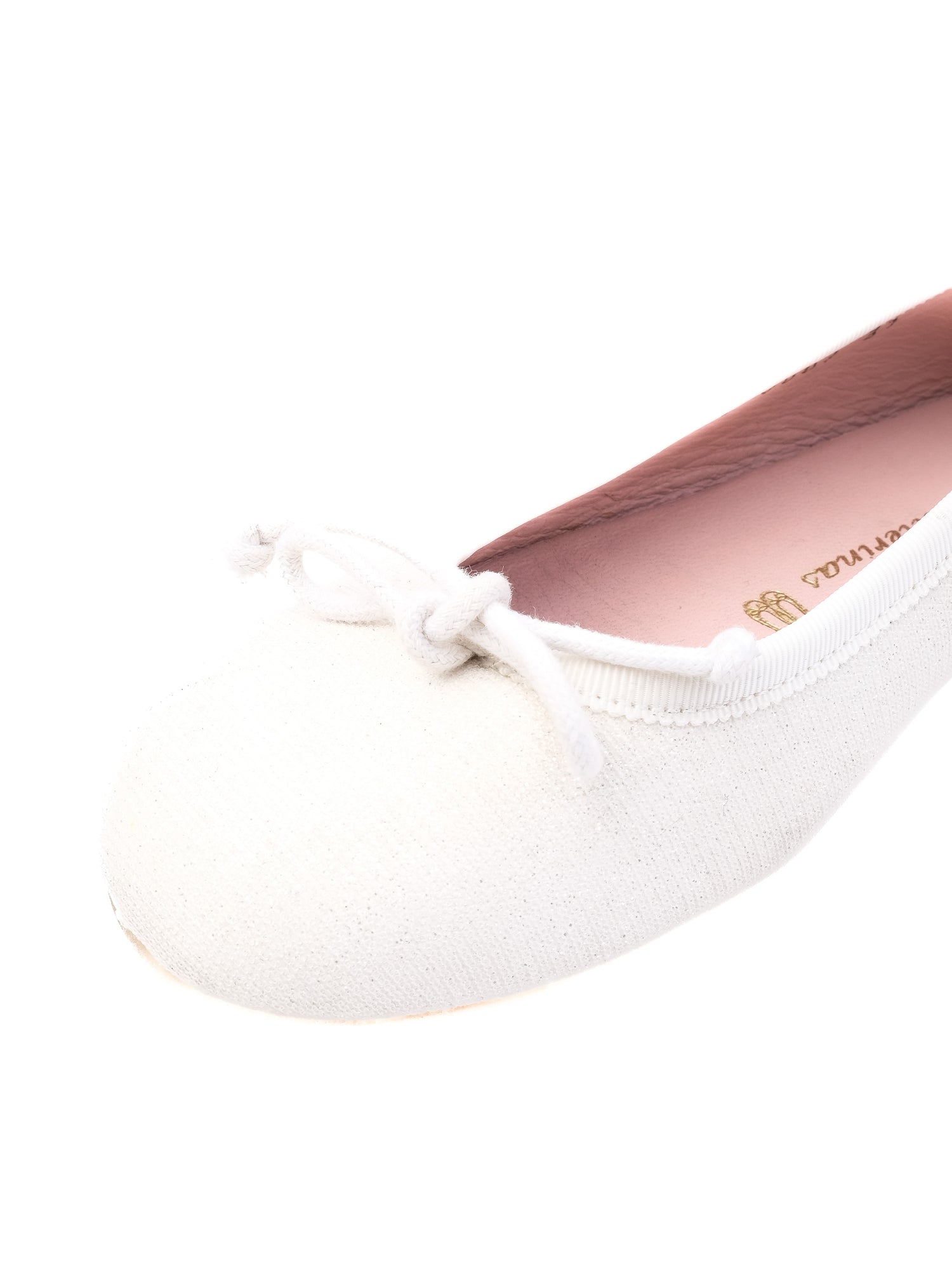 Good Pretty Ballerinas White Leather Ballet Flats Size 31 for Kids