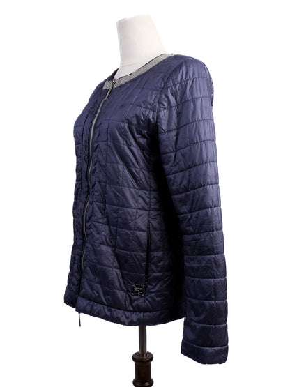 Excellent Liu Jo Navy Blue Quilted Jacket Size M