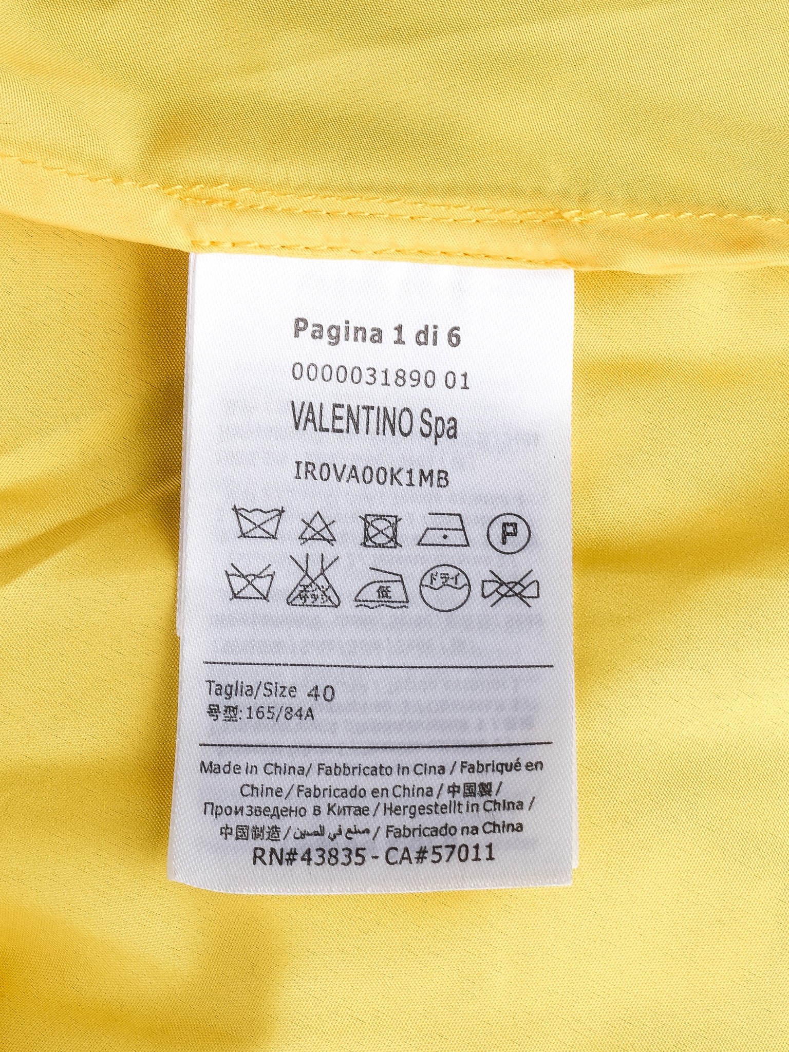 Excellent Red Valentino Floral Dress Combined Polyester Size M