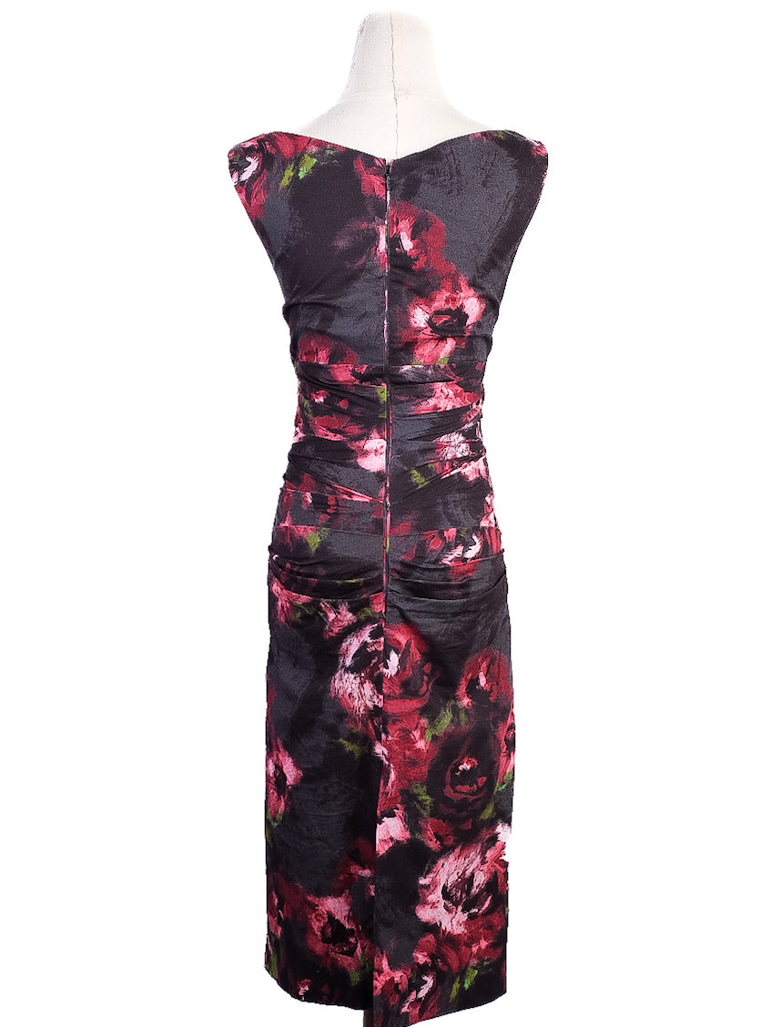 Talbot Runhof Floral Dress Excellent Condition Cotton Size N/A