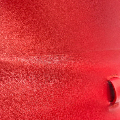 Celine Small Classic Shoulder Bag Red Box Calfskin