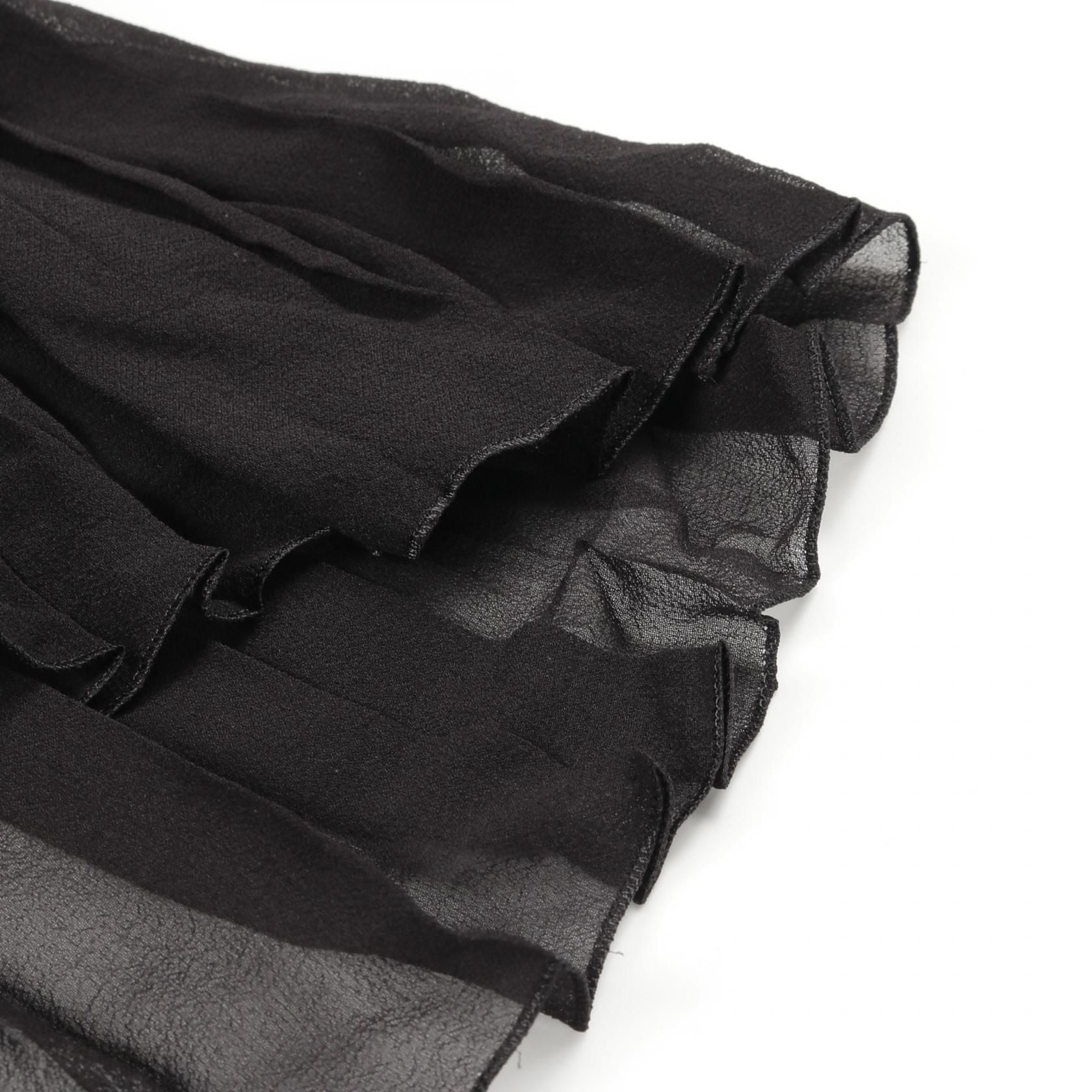 Chanel Black Race Camisole Silk P 22096w 03225