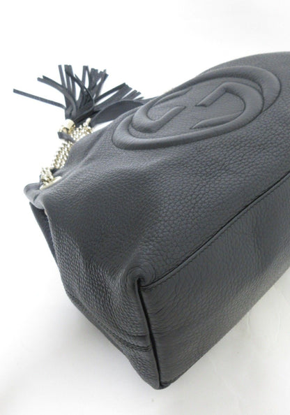 Gucci Soho Chain Tote Black