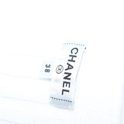 Chanel One Piece Knitted Fabrics White Cc Auth