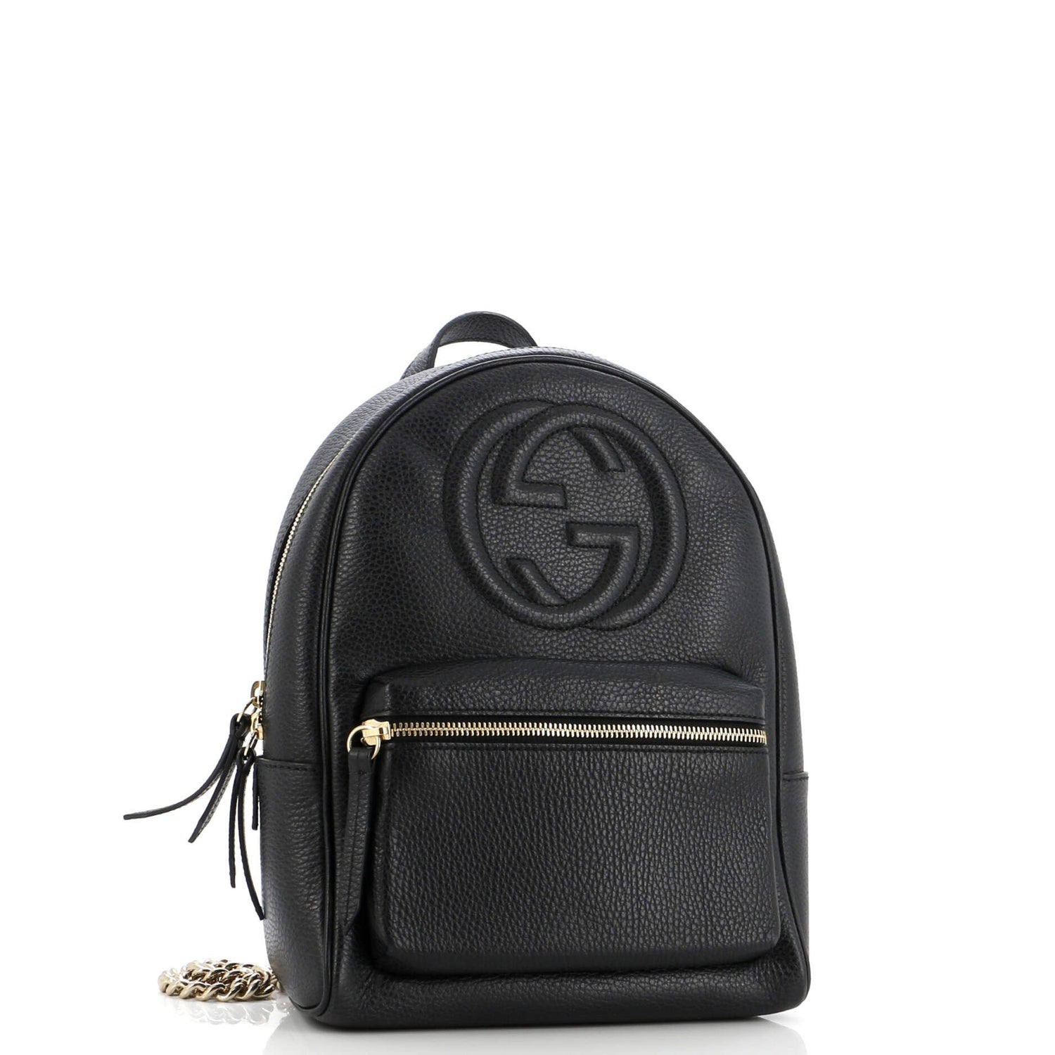 Gucci Soho Chain Backpack Leather