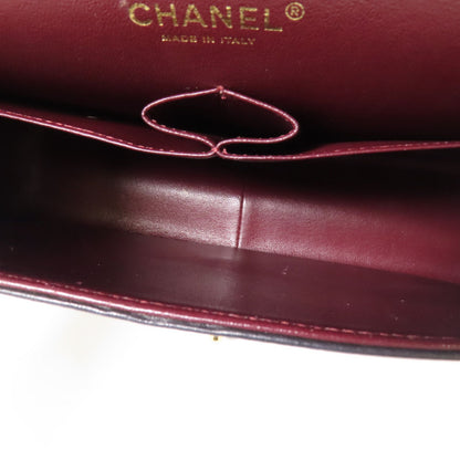 Chanel Black Sheepskin Leather Large Classic Golden Cross Shoulder Back Bag Lambskin (sheep Leather)