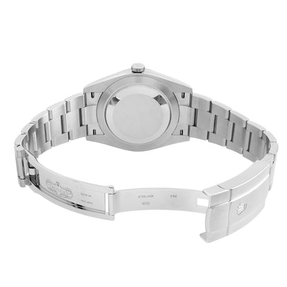 Rolex Oyster Perpetual 36mm Steel Black Dial Automatic Mens Watch 126000