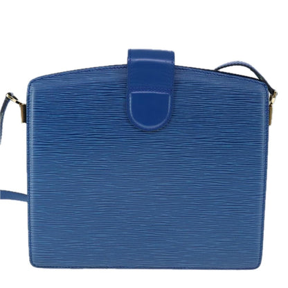 Louis Vuitton Epi Capuchin Shoulder Bag Blue M 52345 Lv Auth