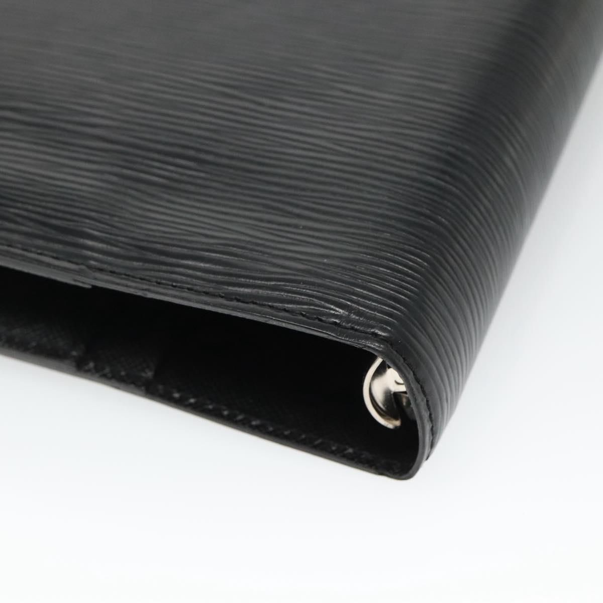 Louis Vuitton Epi Agenda Gm Day Planner Cover Black R 20212 Lv Auth