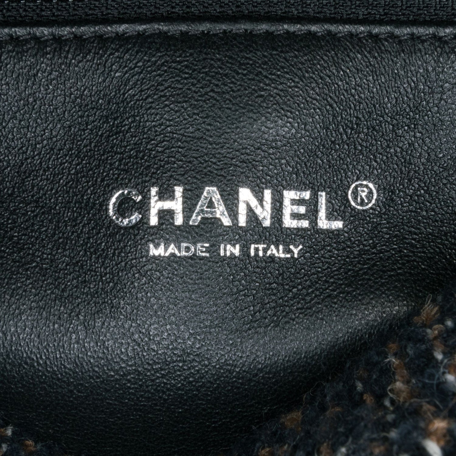 Chanel Small Jersey Tweed Flap Blue