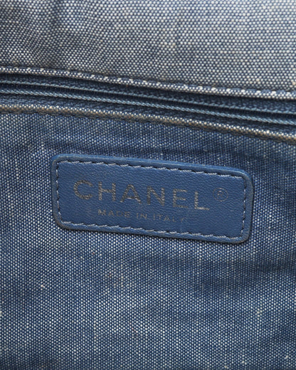 Chanel Small Classic Denim Medallion Flap Bag