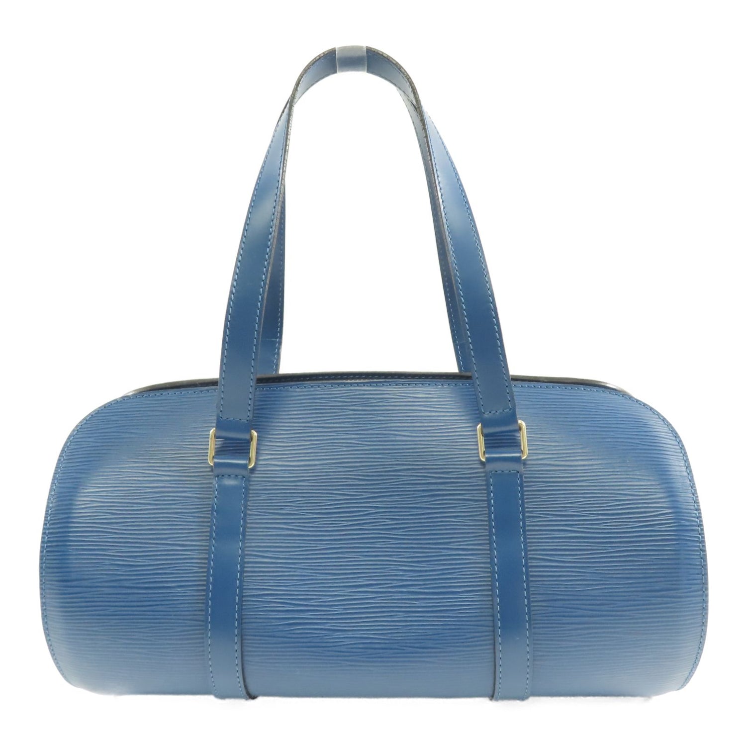 Louis Vuitton Epi Soufflot Kinpaku Handmade Bag Indigo Color Blue Handbag M 52225