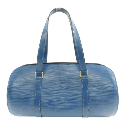 Louis Vuitton Epi Soufflot Kinpaku Handmade Bag Indigo Color Blue Handbag M 52225