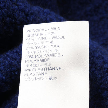 Louis Vuitton Lv Intarsia Knitwear Rm 202m Vss Hjn 18w Wool Yak Blue Mens L