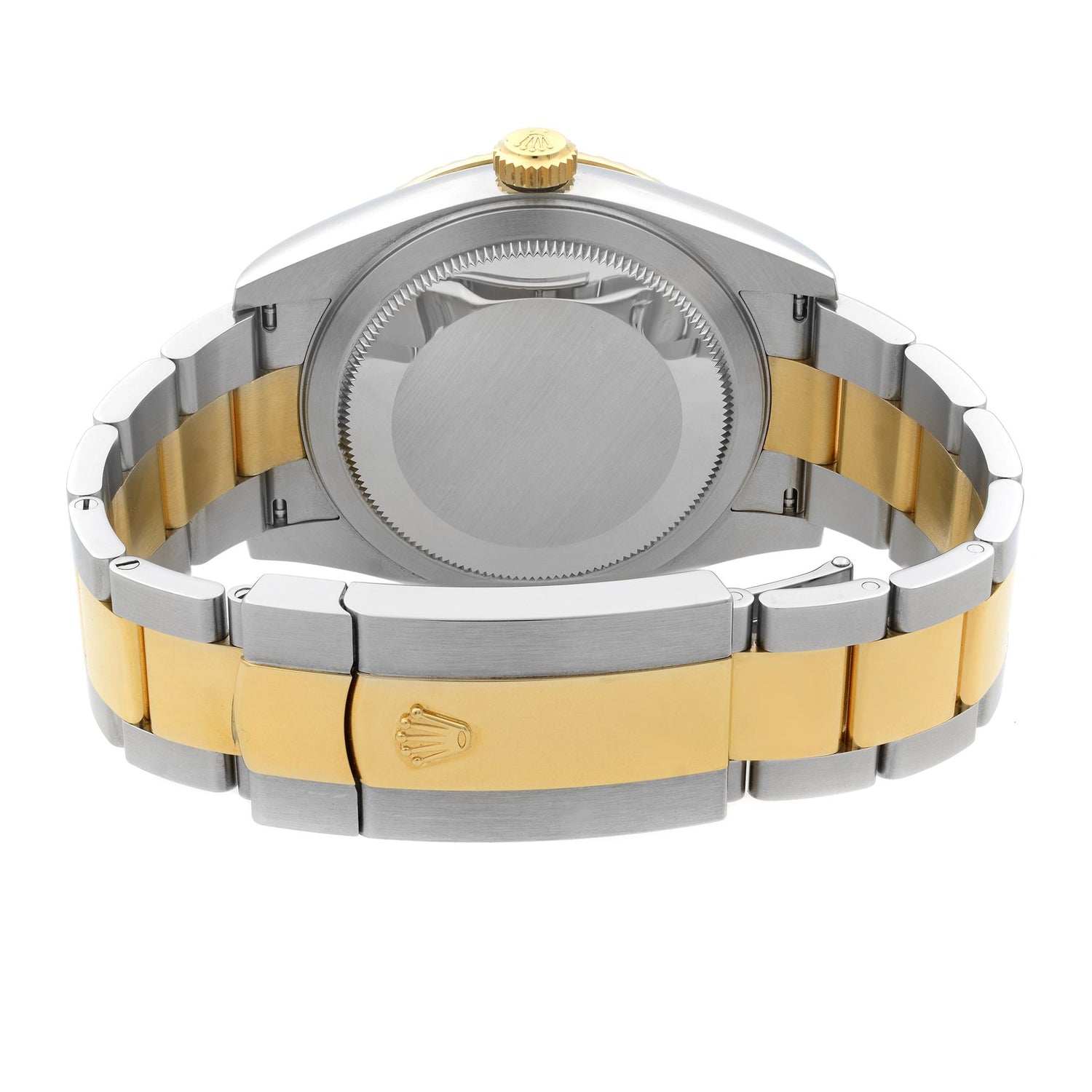 Rolex Sky-dweller Steel 18K Yellow Gold Black Dial Automatic Mens Watch 326933